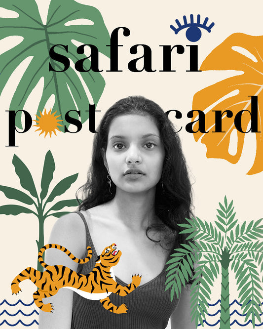safari postcard