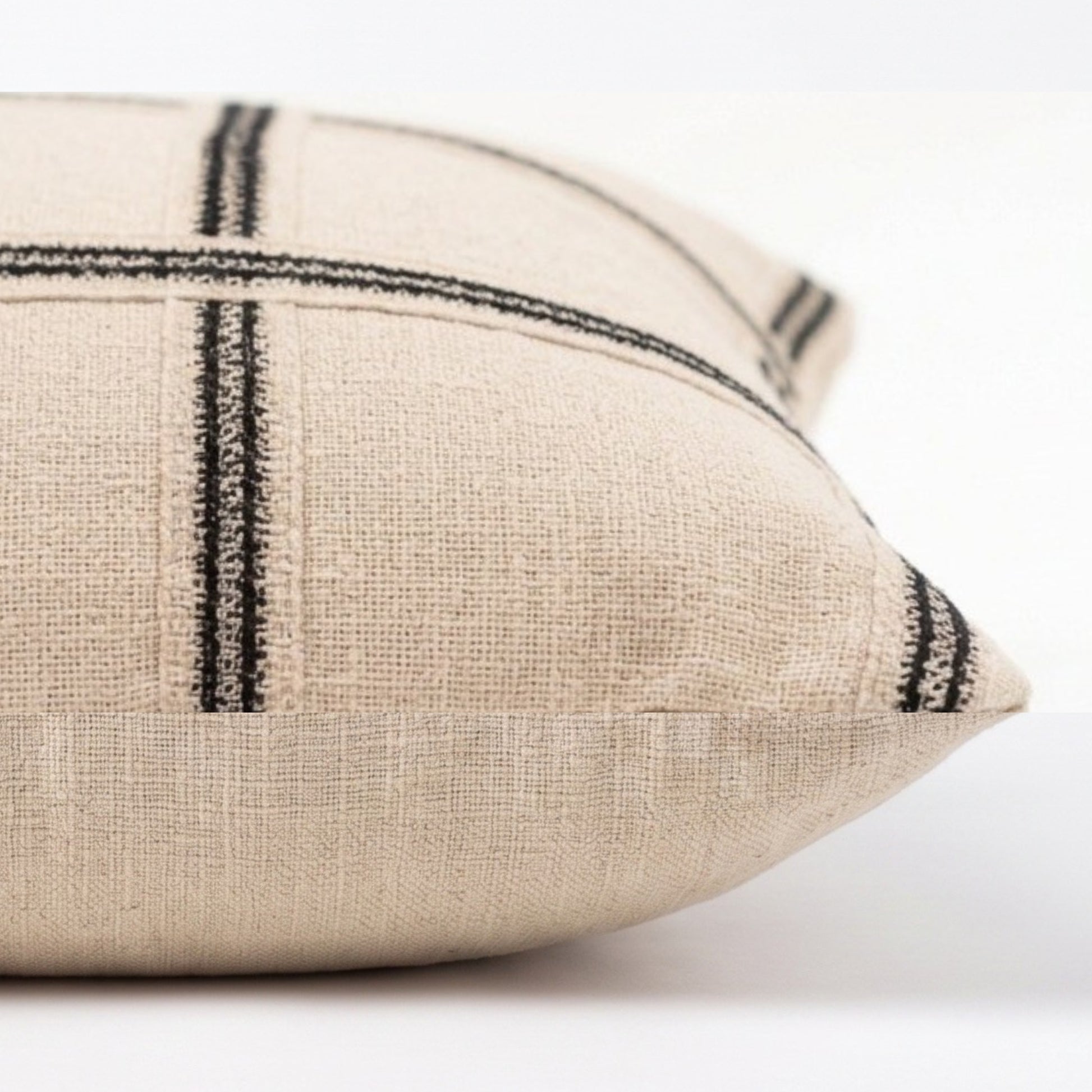 Modern cotton lumbar cushion for sofa and bed styling
